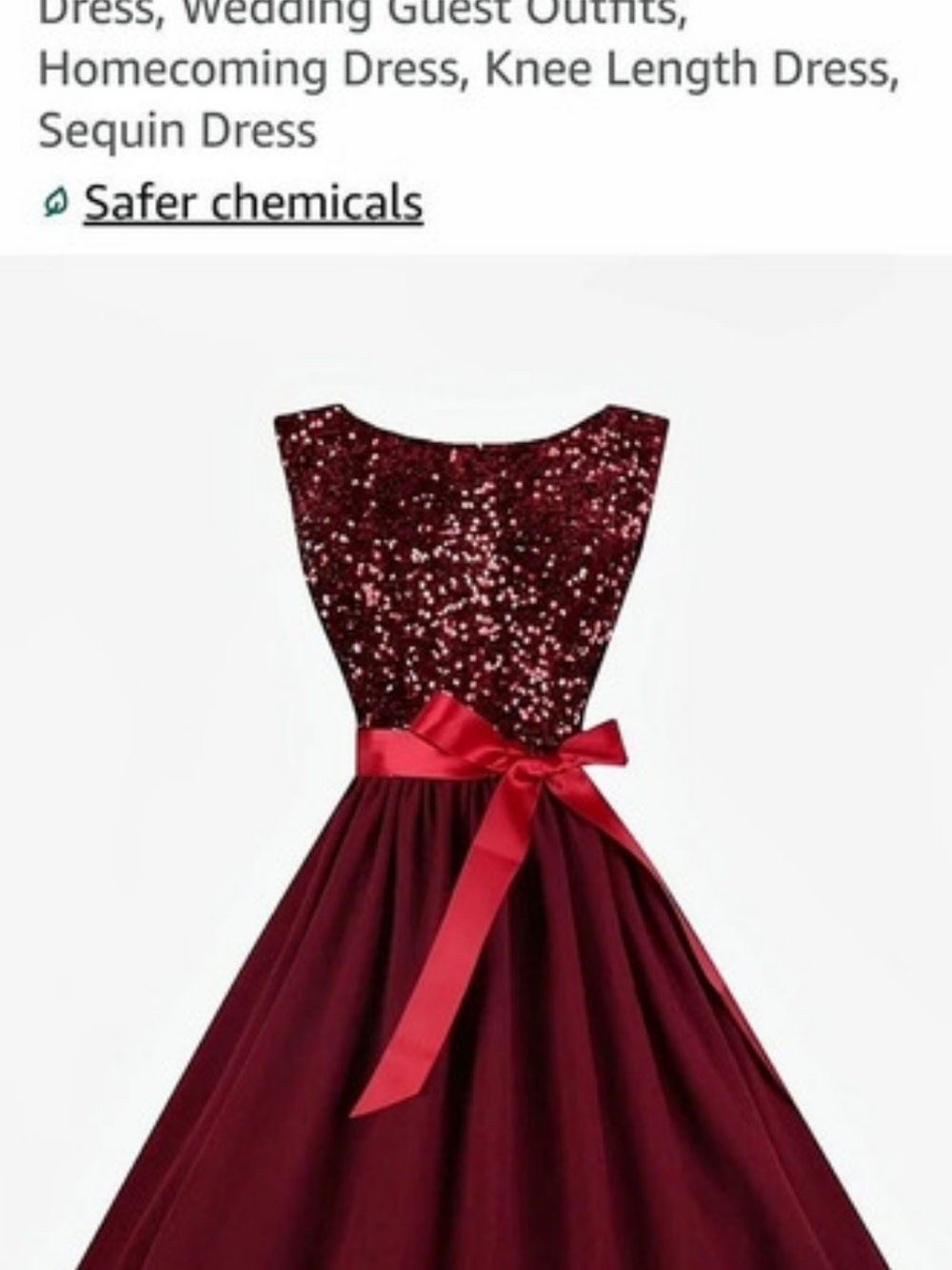 Hanpceirs Women's Sleeveless Bridesmaid Cocktail Dress Red
